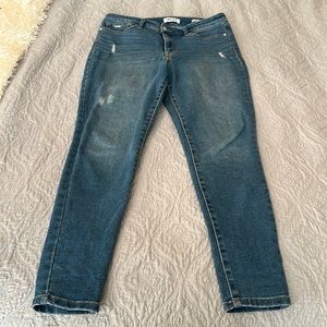 Nine West Womens size 10 high rise skinny jeans